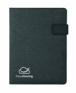 Logo trade business gift photo of: A4 folder with power bank