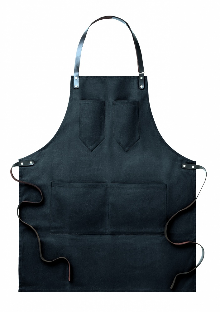 Logo trade business gifts image of: Apron in leather