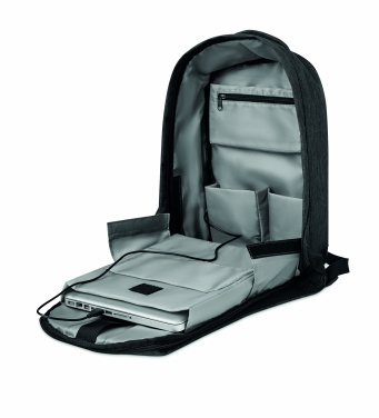 Logo trade promotional item photo of: 2 tone backpack incl USB plug