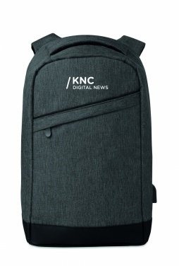 Logotrade promotional item image of: 2 tone backpack incl USB plug