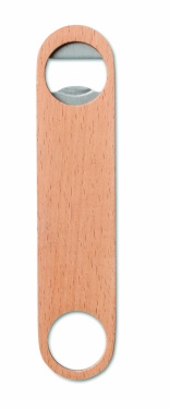 Logo trade promotional giveaways image of: Wooden bottle opener