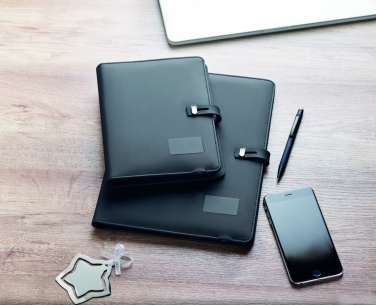 Logo trade promotional item photo of: A4 folder w/wireless charger5W