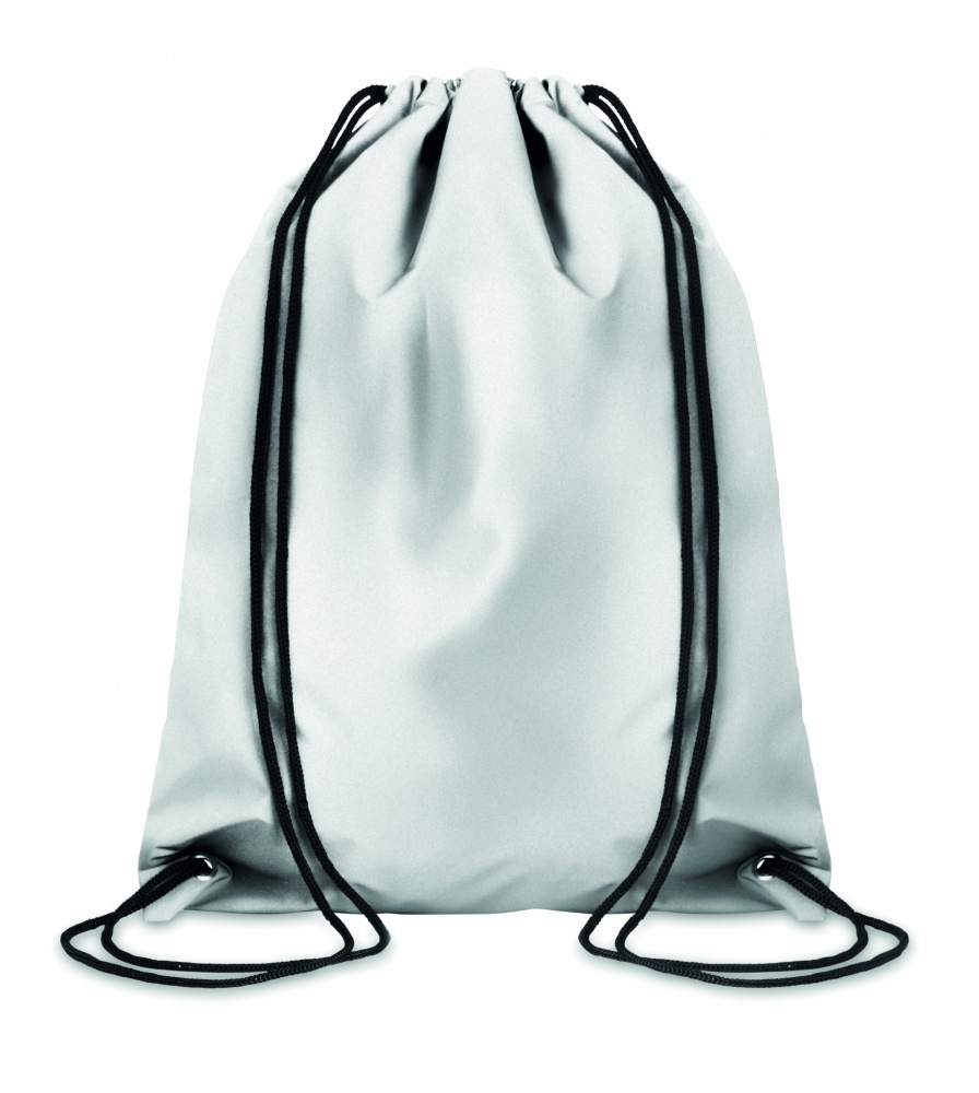 Logo trade promotional gift photo of: High reflective drawstring bag