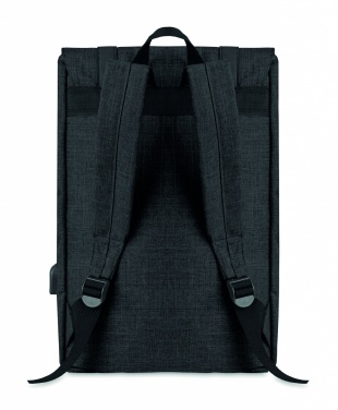 Logo trade business gifts image of: Backpack in 600D polyester