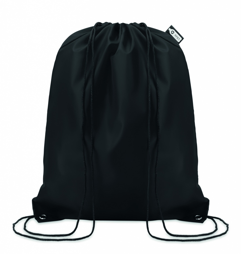 Logotrade business gift image of: 190T RPET drawstring bag