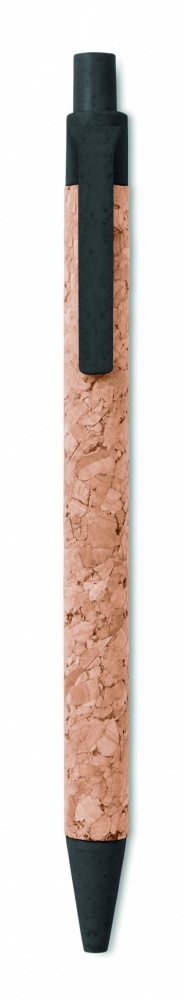 Logo trade promotional products picture of: Cork/ Wheat Straw/ABS ball pen