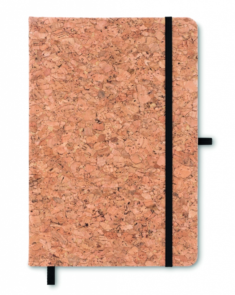 Logotrade promotional giveaways photo of: A5 cork notebook 96 lined