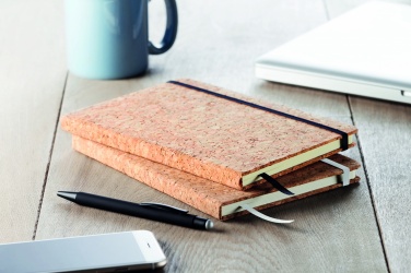 Logotrade business gift image of: A5 cork notebook 96 lined
