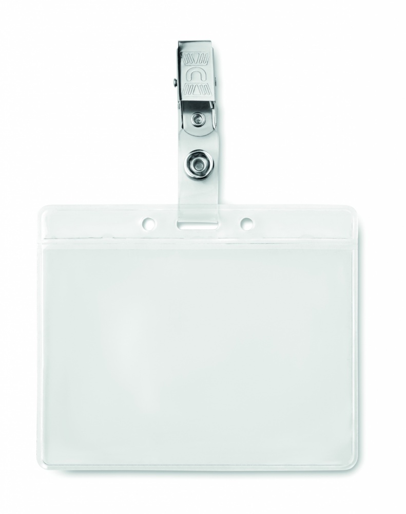 Logo trade promotional item photo of: PVC badge holder
