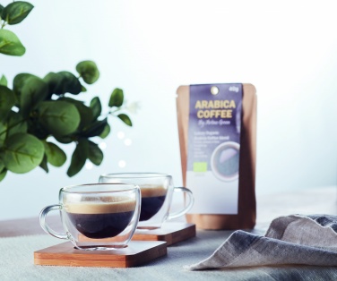 Logotrade business gift image of: Set of 2 double wall espresso