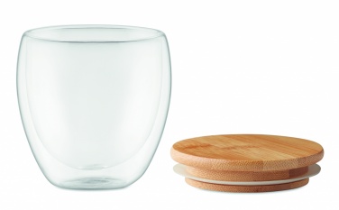 Logo trade advertising product photo of: Double wall glass 250ml Hamburg