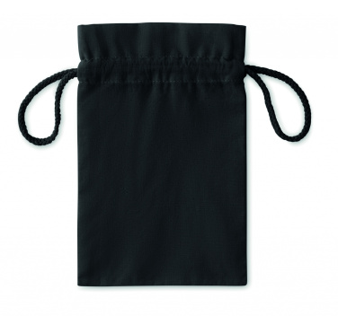 Logotrade promotional item picture of: Small Cotton draw cord bag