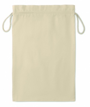Logo trade promotional gift photo of: Large Cotton draw cord bag 30 x 47 cm