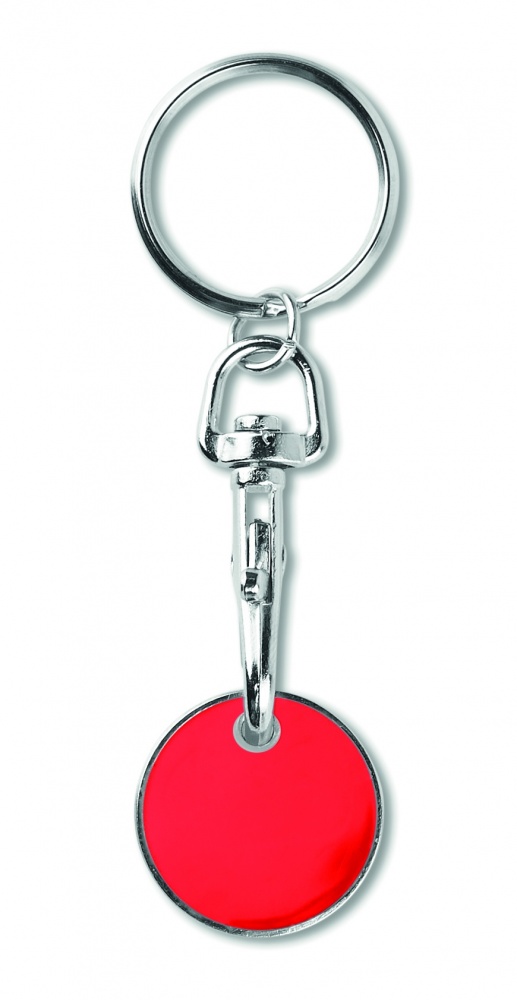 Logo trade promotional item photo of: Key ring token (€uro token)