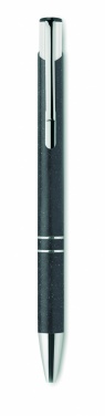 Logo trade promotional items picture of: Wheat Straw/ABS push type pen