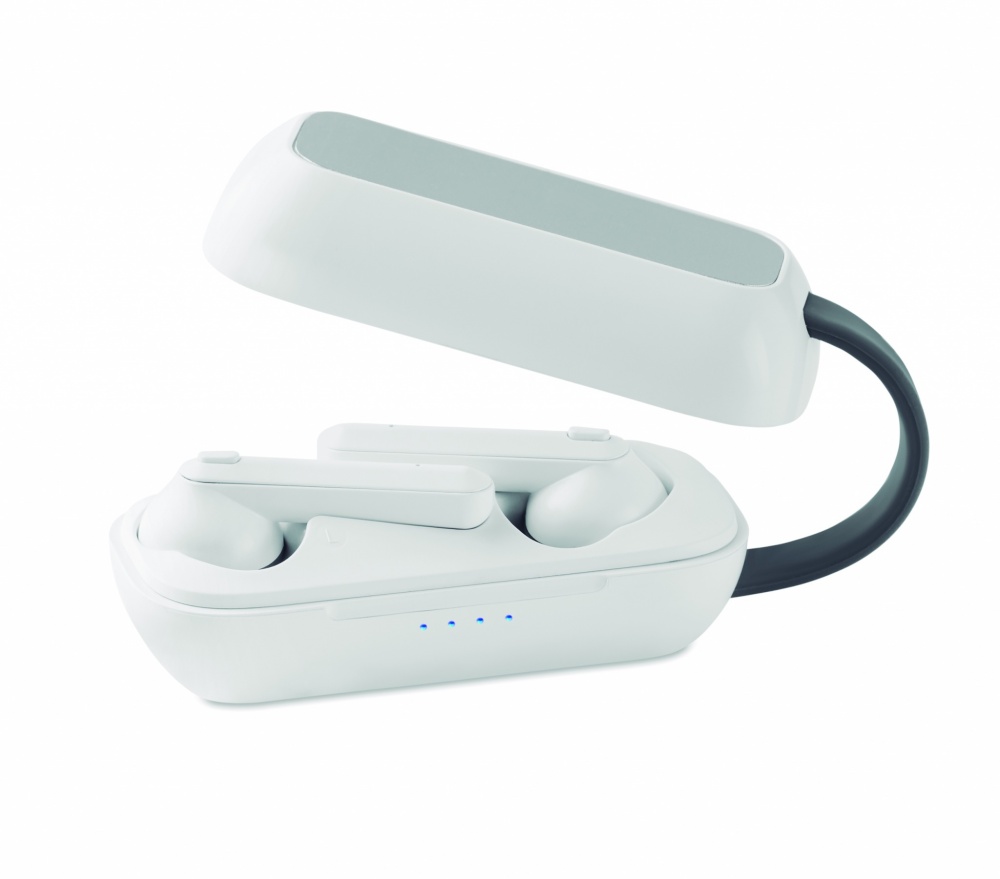 Logo trade promotional merchandise image of: TWS wireless charging earbuds