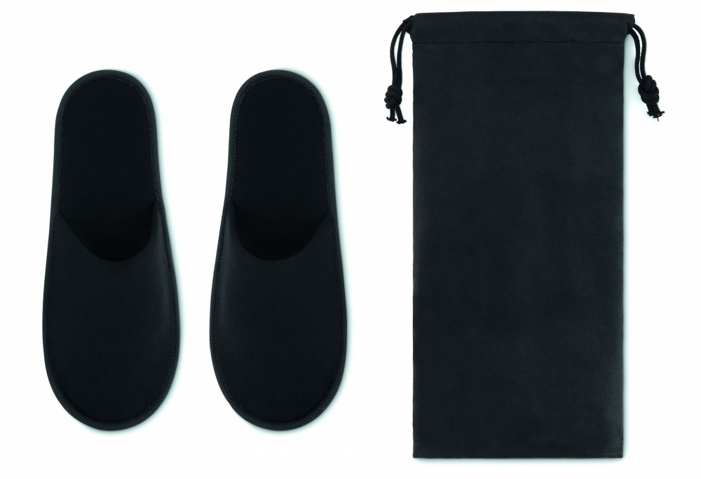 Logo trade promotional products picture of: Pair of slippers in pouch