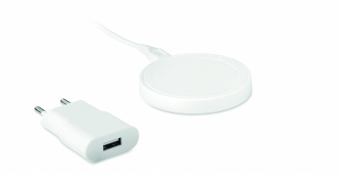 Logo trade promotional items picture of: Wireless charger travel set