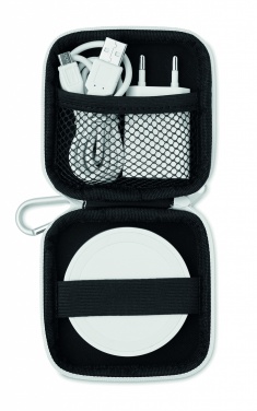 Logotrade promotional item picture of: Wireless charger travel set
