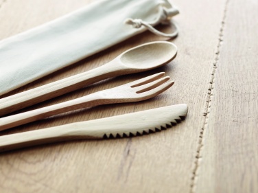 Logotrade corporate gift picture of: Bamboo cutlery set
