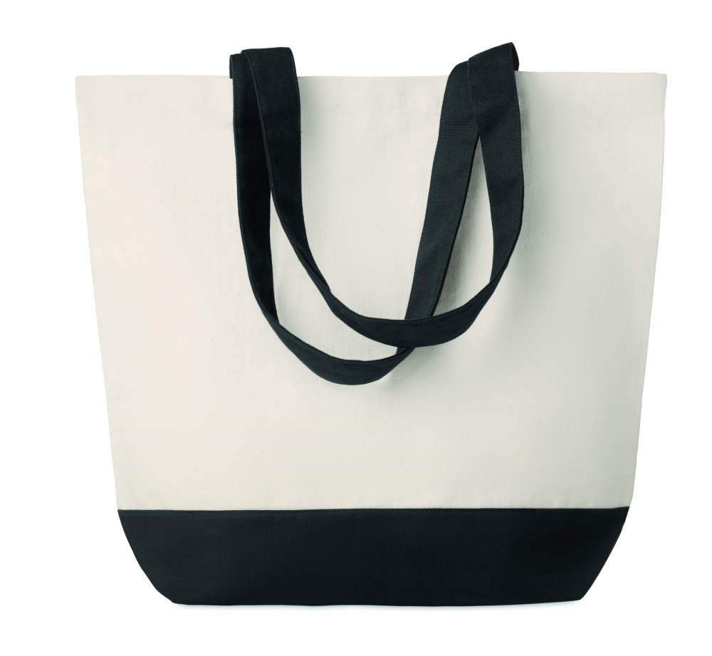 Logo trade business gift photo of: Canvas beach bag 280gr/m2