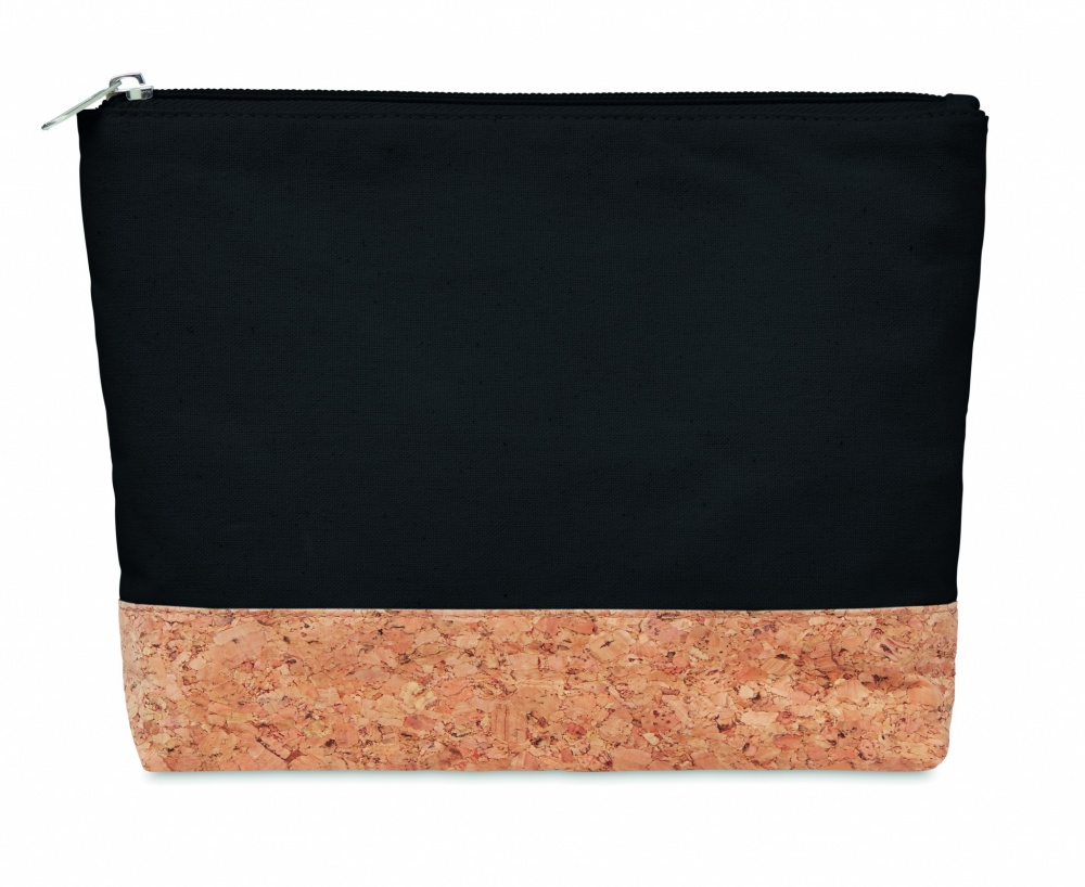 Logotrade advertising product picture of: Cork & cotton cosmetic bag