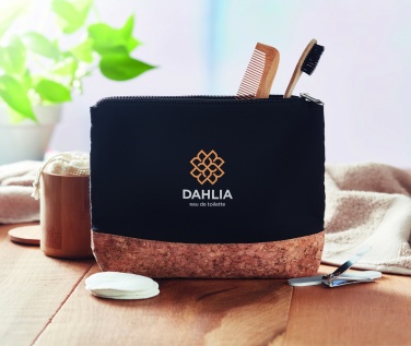 Logotrade promotional gift image of: Cork & cotton cosmetic bag