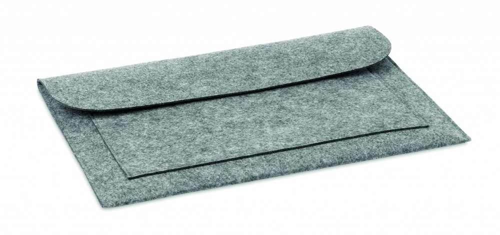 Logo trade promotional giveaways picture of: 15 inch Felt laptop pouch
