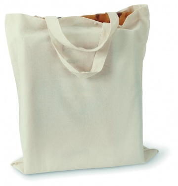 Logo trade promotional item photo of: 140gr/m² cotton shopping bag
