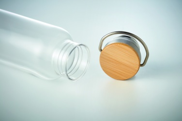 Logo trade promotional gifts image of: Tritan 800ml bottle bamboo top