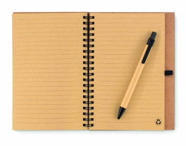 Logotrade business gift image of: Cork notebook with pen