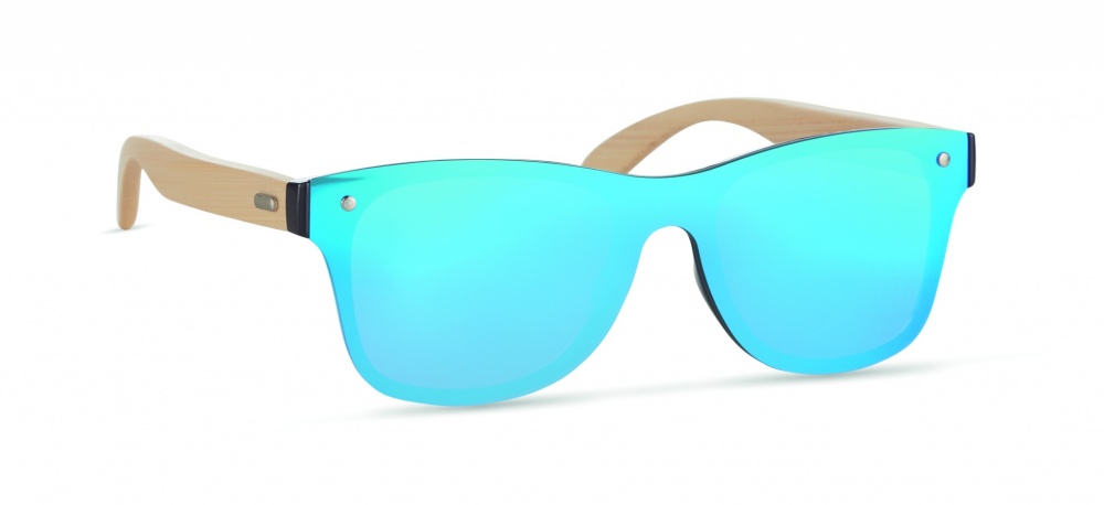 Logo trade promotional merchandise picture of: Sunglasses with mirrored lens PALDISKI