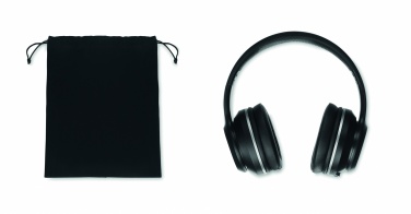 Logo trade advertising products picture of: ANC headphone and pouch