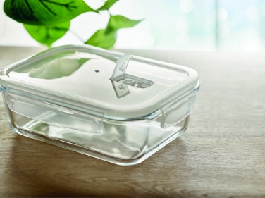 Logo trade business gifts image of: Glass lunchbox & PP lid 900ml