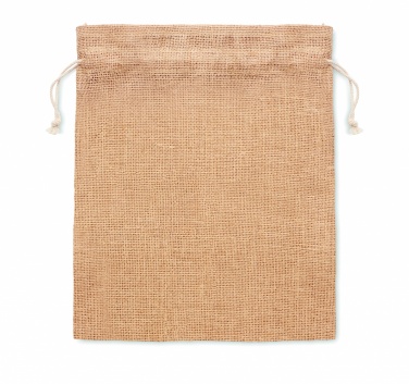 Logotrade promotional merchandise image of: Small jute gift bag 14 x 22 cm