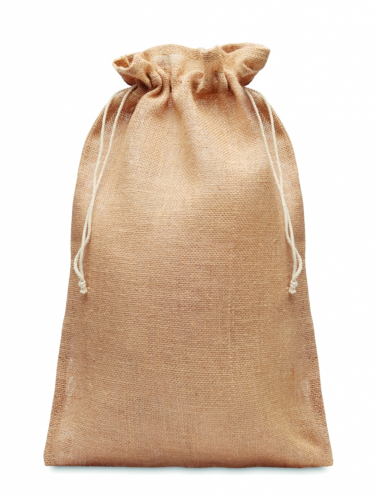Logo trade advertising products picture of: Large jute gift bag 30x47 cm