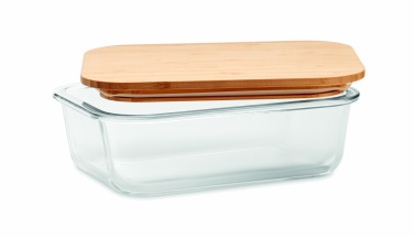 Logotrade promotional merchandise photo of: Glass lunchbox with bamboo lid