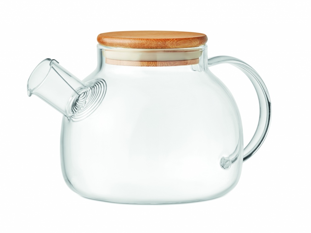 Logo trade advertising products picture of: Teapot borosilicate glass 850ml