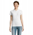 PEOPLE WOMEN POLO 210g, White