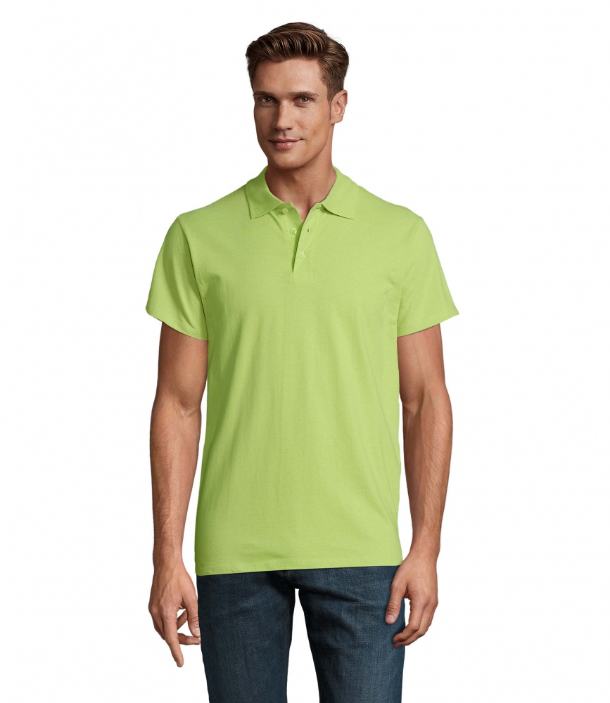Logo trade promotional giveaways image of: SPRING II MEN Polo 210g