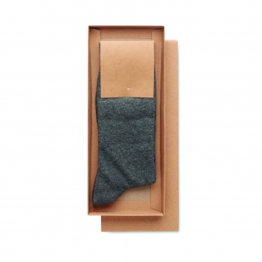 Logo trade promotional products picture of: Pair of socks in gift box M