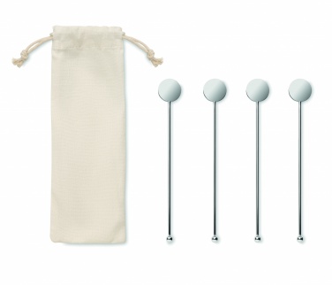 Logotrade promotional items photo of: Stainless steel stirrers set