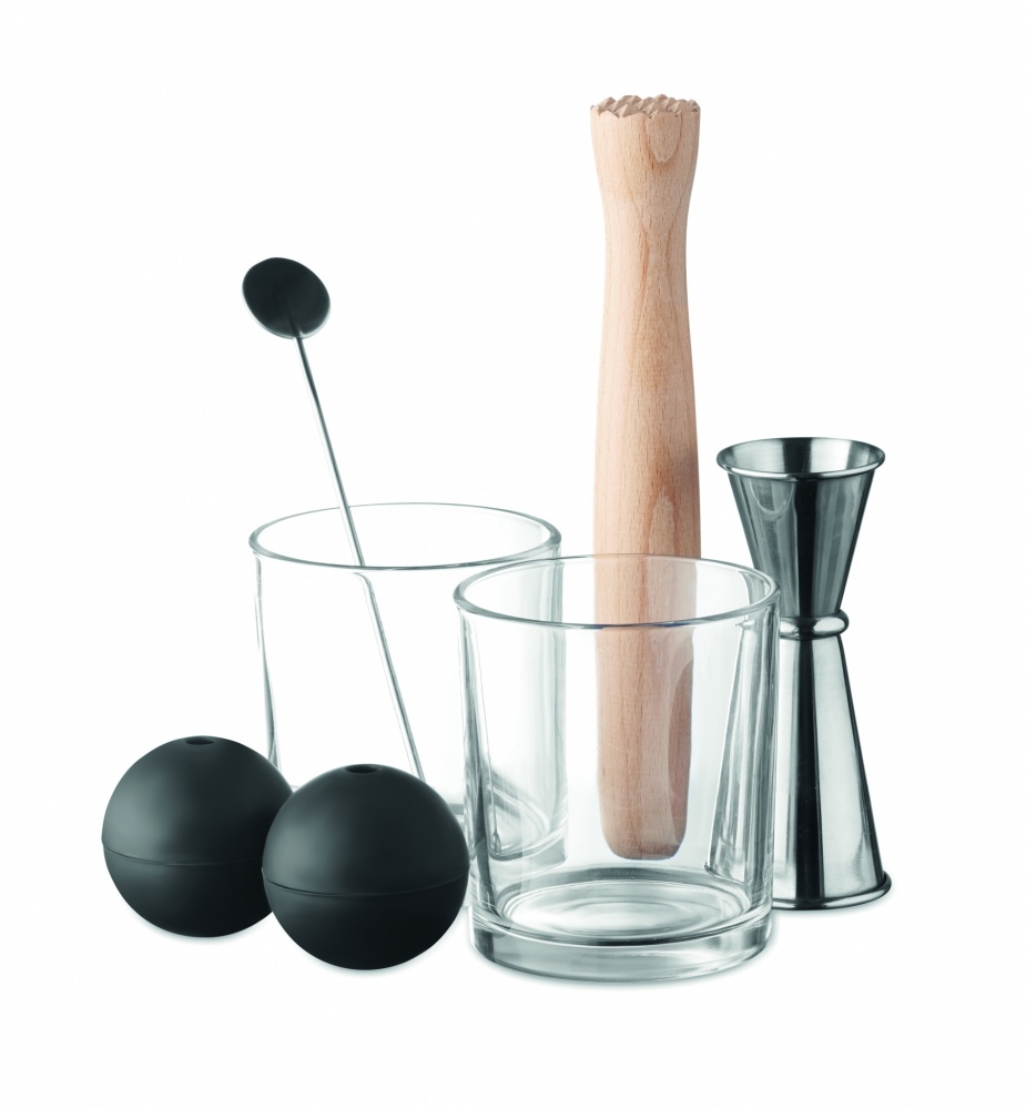 Logotrade advertising products photo of: Set of 7 pieces cocktail set