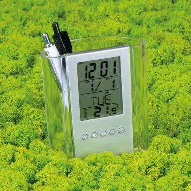 Logo trade corporate gifts picture of: Acrylic desk pen holder MADRID