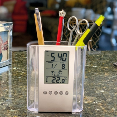 Logotrade advertising product picture of: Acrylic desk pen holder MADRID