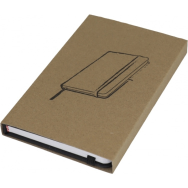 Logo trade corporate gifts image of: A6 note book LUBECK