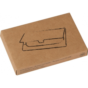 Logotrade promotional product image of: Metal business card holder CORNWALL