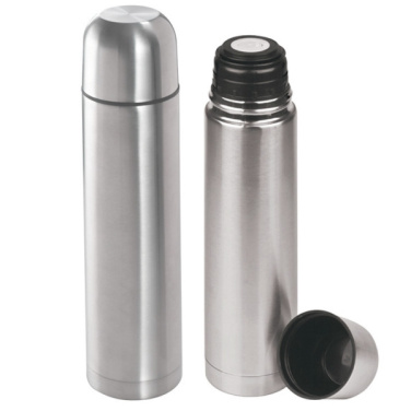 Logo trade promotional gifts image of: Stainless steel isolating flask VIRGINIA BEACH 100 ml