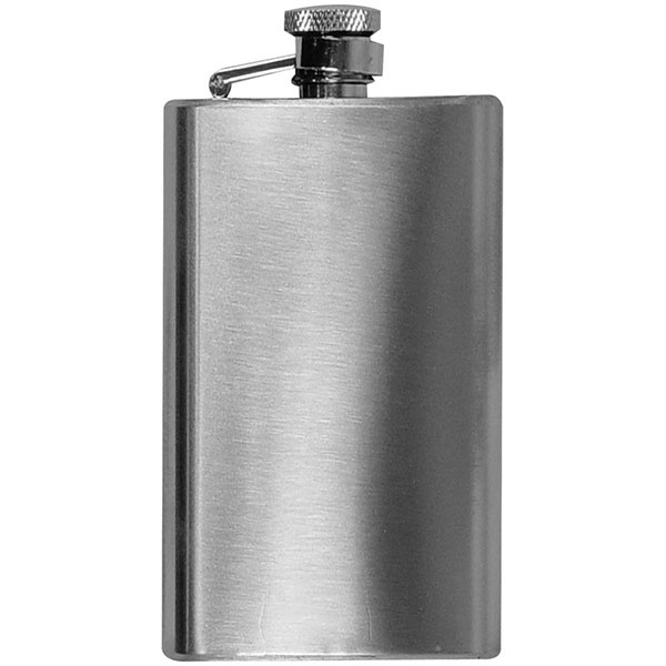 Logotrade promotional products photo of: Stainless steel hip flask FRESNO 104 ml
