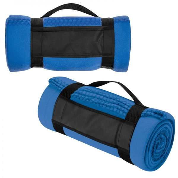 Logotrade promotional gift image of: Big fleece blanket NASHVILLE